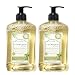 A La Maison de Provence Rosemary Mint Liquid Hand and Body Soap (Pack of 2) With Olive Oil, Coconut Oil and Vitamin E, 16.9 fl. oz. Each