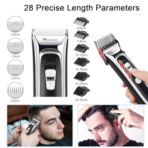 Haarschneidemaschine Herren, Lovebay 11-In-1 Profi Friseur Bart und Haarschneider Set (Black)