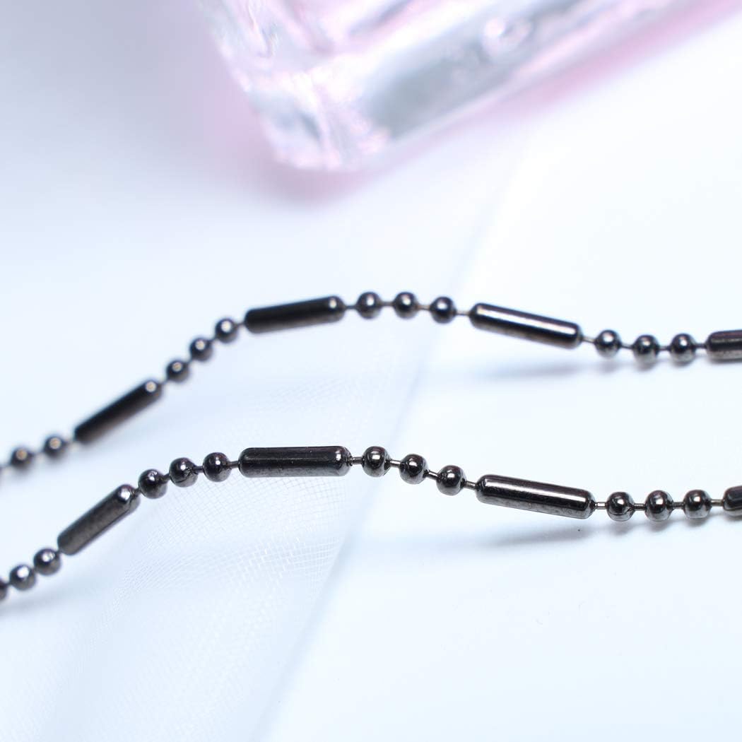 One-Day Sale: Up to 50% Off YienDoo Bohemia Women's Eyeglass Anti-skid Glasses Chain Bamboo Beads Glasses Chain Eyeglass Accessories Eyewear Retainer - Eyeglass Strap Holder - Sunglass Retainer Strap (Black)