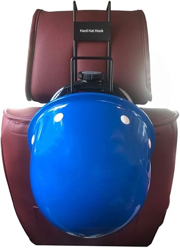 Lionshop Estante de acero resistente para sombreros duros, soporte resistente para sombreros duros para asiento de camión con soporte trasero,