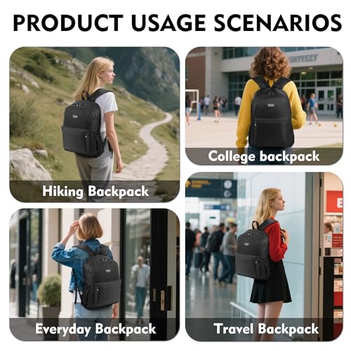 AOTIAN 17-Inch Backpack for Adult, Durable Lightweight Bookbag for Boys & Girls, Daypack for College, Work, Travel & Hiking3