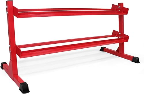 WF Athletic Supply Soporte resistente para mancuernas, estante de pesas para gimnasio en casa, soporte de pesas, tamaños disponibles para