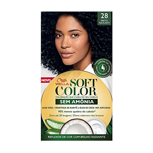 Soft Color Tinta De Cabelo Preto Azulado 28 Preto Azulado 28