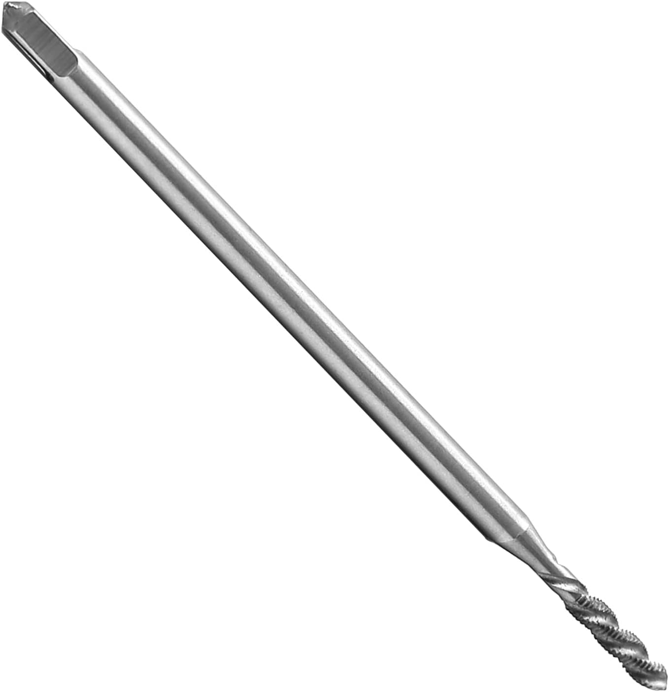 Auniwaig Machine Taps Spiral Flute Tap Uncoated HSS for Tthreading Machine and Electric Drills M3x90mm Pitch 1PCS