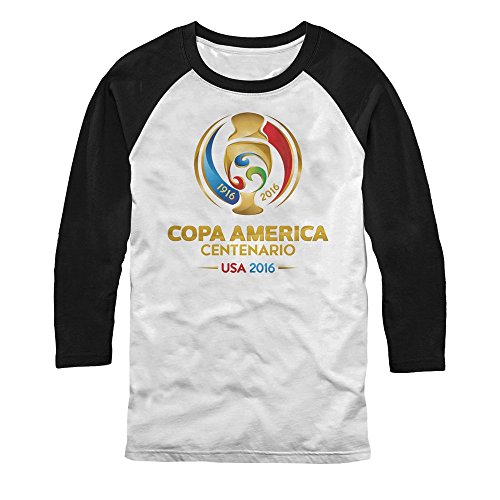 Copa America Men's Basic Logo 3/4 Sleeve Raglan