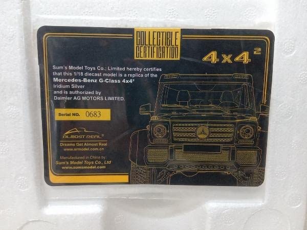 Amazon | メルセデスベンツ Gクラス 4×4 1/18 ダイキャスト ALMOST