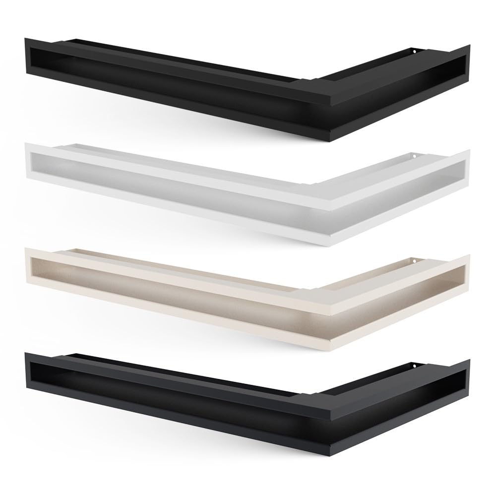 KRATKI griglia di ventilazione AIR 6 x 60 x 40 cm per camino 3 pezzi set di