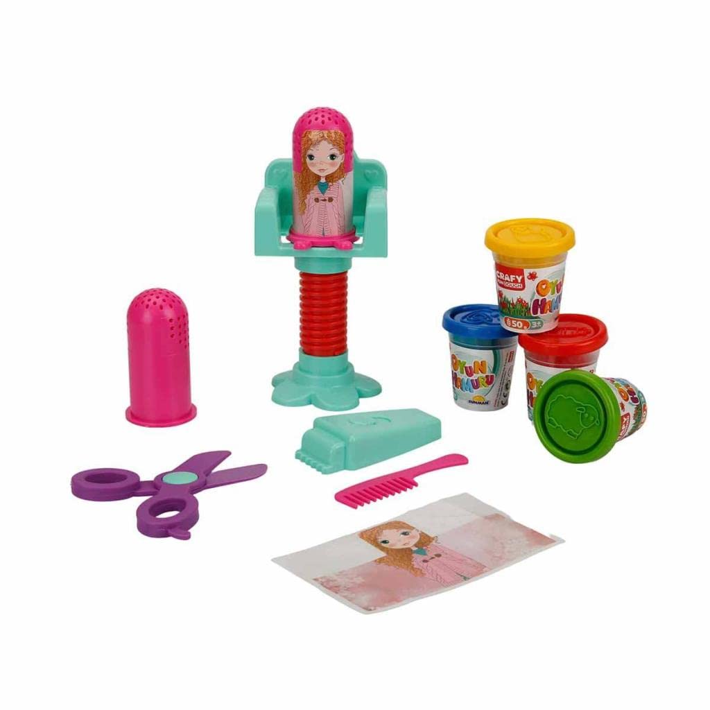 Crafy Oyun Hamur Set Sihirli Salon 4X50Gr 15 Parça