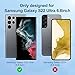 LK 3 Pack for Samsung Galaxy S22 Ultra Screen Protector [Not Glass] [Support Fingerprint Unlock] Bubble Free, with Easy Installation Tool, 3D Curved Max Coverage for S22 Ultra 6.8-inch