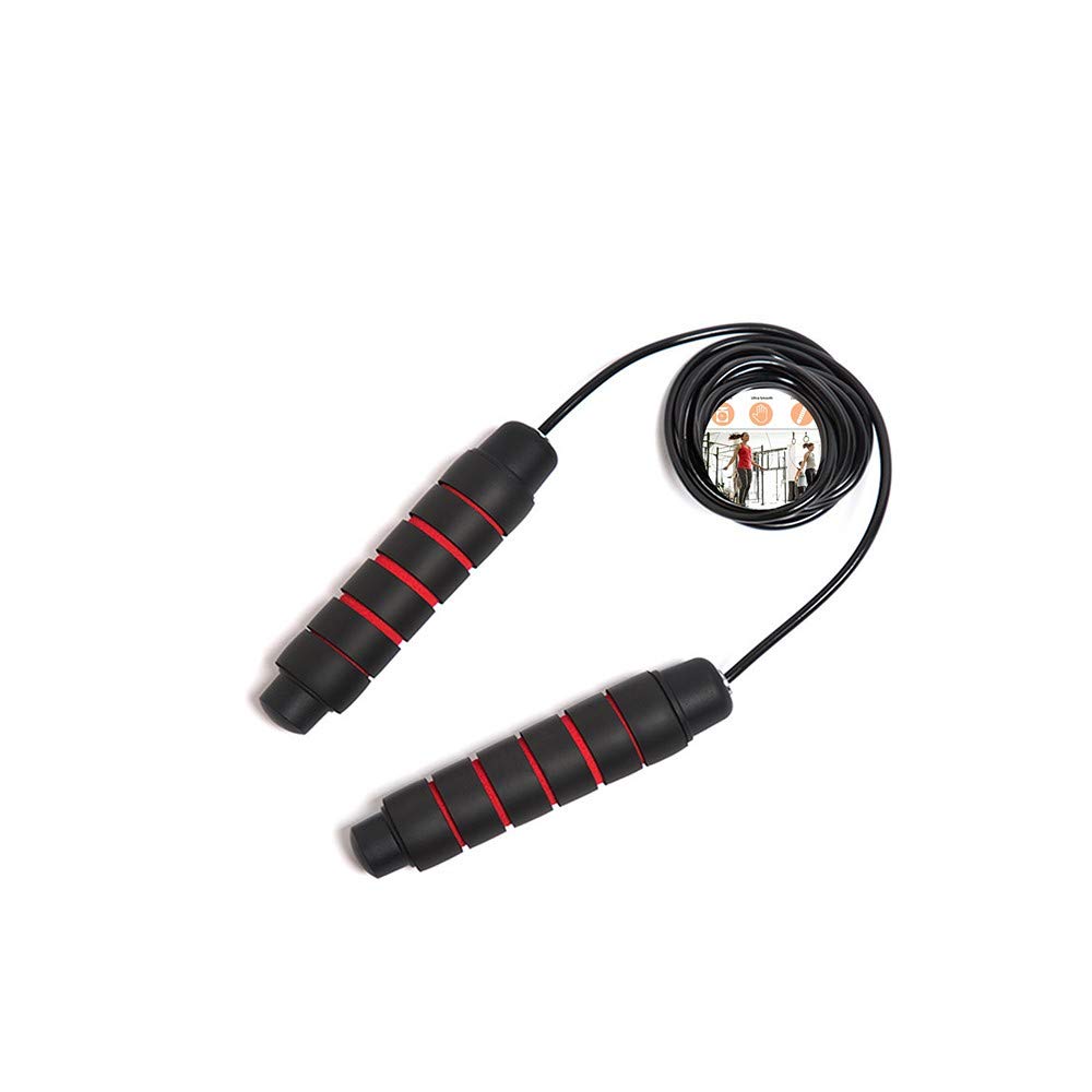HZIH Corda per Saltare Esercizio aerobico Boxe Corda per Saltare per Saltare velocità Regolabile per Cuscinetti Fitness o Uomo Donna Bambini Corda per Saltare Senza cordone PVC Tondo
