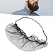 Beard Covers, Beard Net Latex Elastic for Laboratory for Man (Black),Beard Styling and Tools