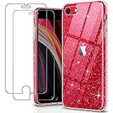 【Material】:Flexibles weiches und leichtes Case aus Transparent Silikon TPU und hält ihr Smartphone sauber, hält das Handy dauerhafte Schönheit, Maßgeschneidertes schlanke und Glitzer Case, angenehme Haptik.
