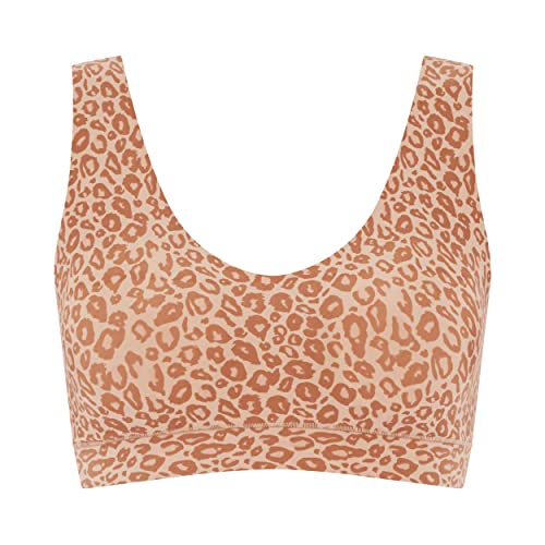 Chantelle SOFTSTRETCH, Bustier Mit Soft Cups, V-Ausschnitt, Unnsichtbare Unterwäsche für Damen, XL/2XL, Leo Neutral – Ansicht 2