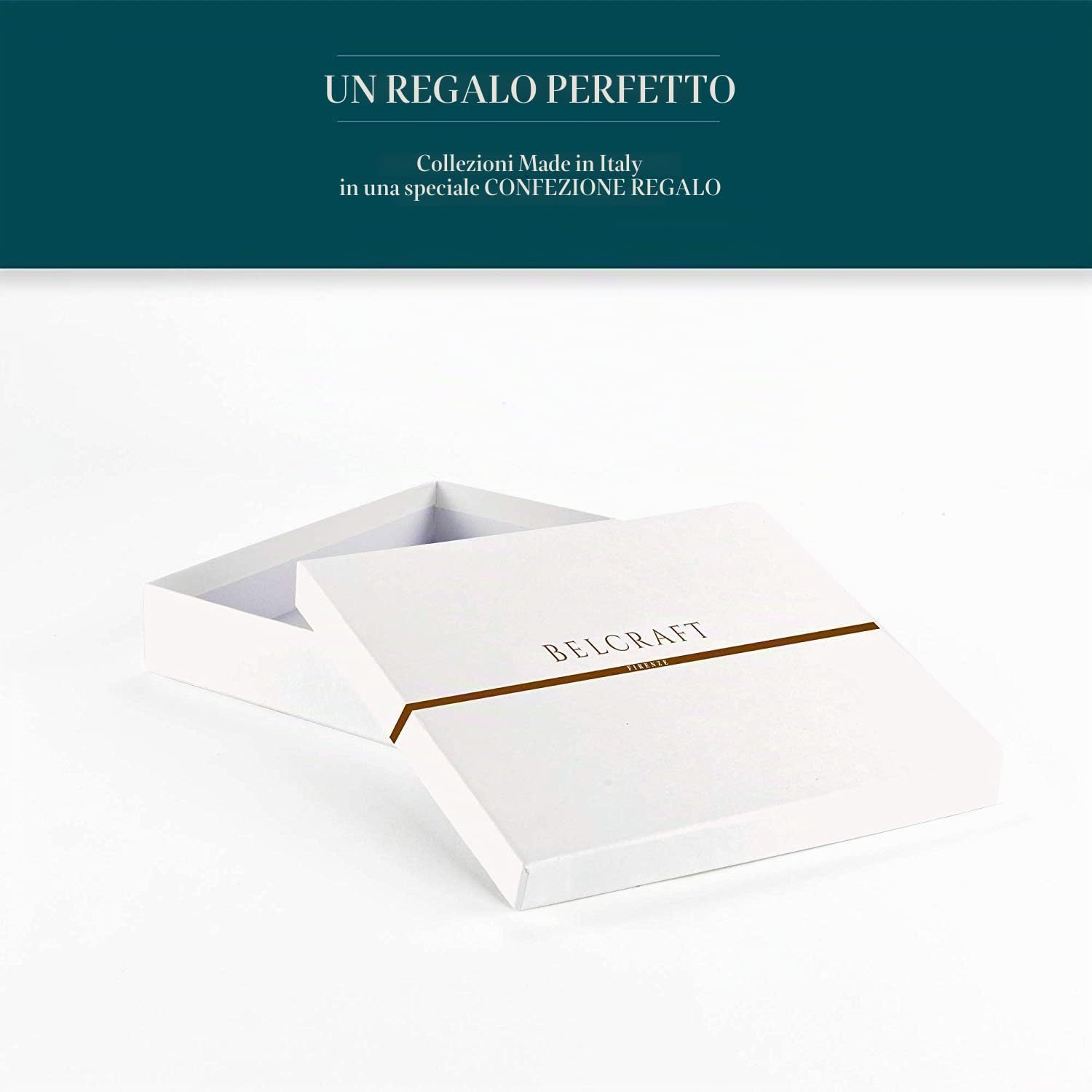 Belcraft Dolci Album Fotografico in Pelle, Elegante Pensiero con Scatola Regalo, Regalo Bimbo, Battesimo, Nascita, Compleanno Bambino, Realizzato a Mano da Artigiani Toscani (22x22 cm) Rosa