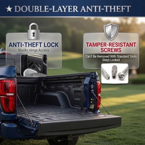 Reform Design Flag-Inspired Tailgate Lock for Toyota Tacoma 2016-2023