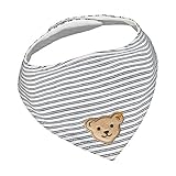  Steiff Dreieckstuch 2er Pack Fulár, Blanco (Bright White 1000), Talla única para Bebés