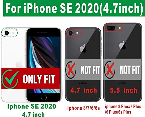 Coque iPhone SE 2020 silicone antichoc pour éviter les vitres brisées