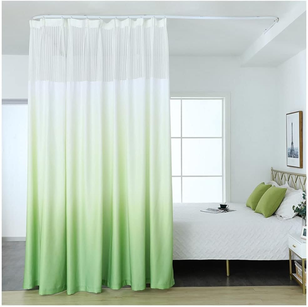 Rideau De Séparation De Pièce Avec Tringle Murale - Tissu Doux, Couleurs Variées, Pour Salon, Bureau, Spa