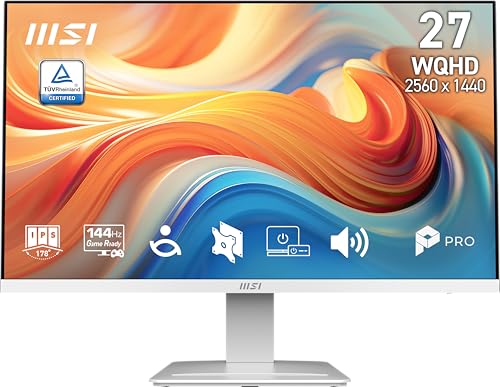msi PRO MP273QW E14 27-inch IPS 2560 x 1440 (QHD)...