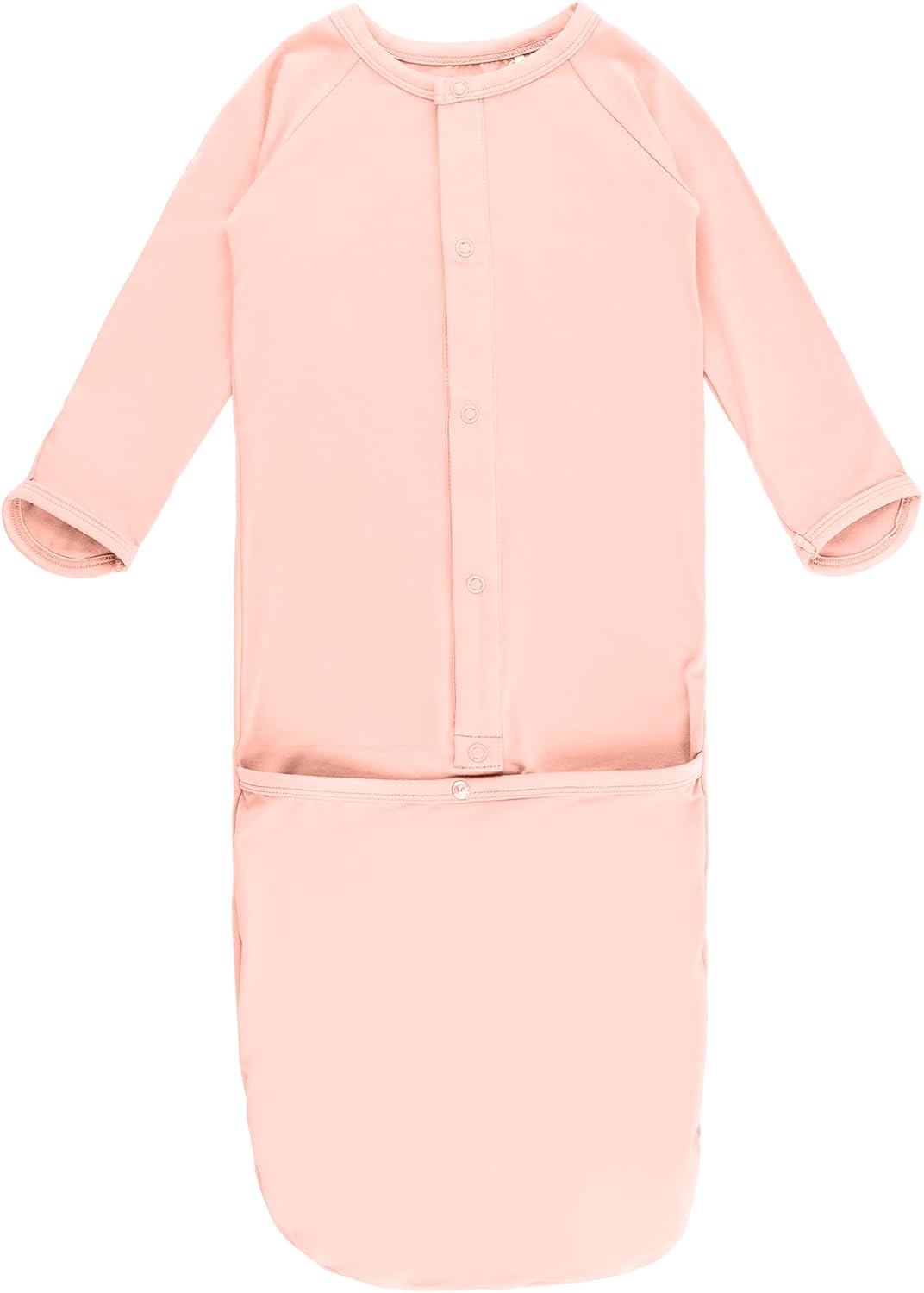 Baby Sleeper Gown Viscose from Bamboo Newborn Nightgowns Unisex Long Sleeve Sleep Sack