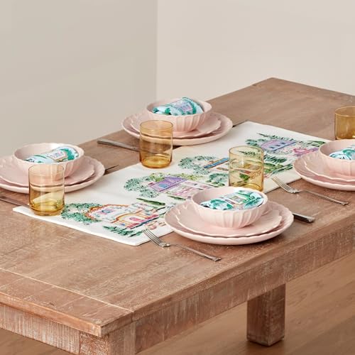 Lenox Spice Village Centerpiece, Multicolor, 14" W x 36" L