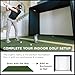 The Indoor Golf Shop SIGPRO Softy Golf Mat 4'x10' - Professional-Grade Practice Mat - Realistic Fairway Feel - Real Tee Capable, Replaceable Hitting Strip, Thick Cushioning & Joint-Friendly Design
