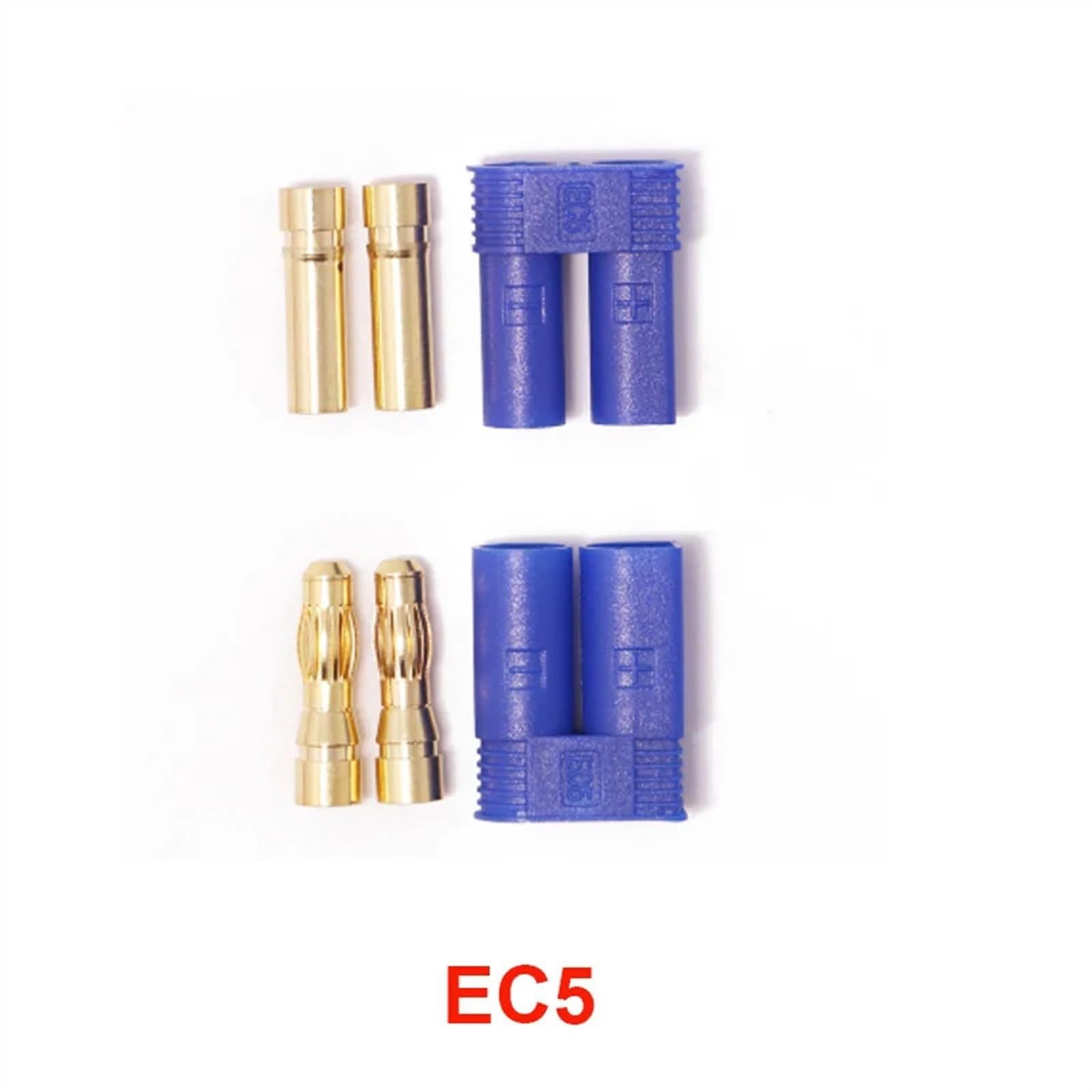 Connecteur de Balle EC2 EC3 EC5 mâle Femelle, 100 Paires, Prise à tête Banane 2.0MM 3.5MM 5.0MM(EC5)