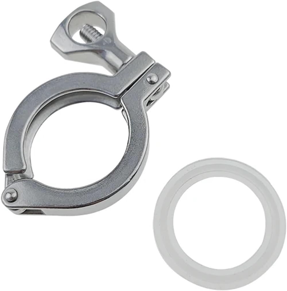 1.5" Tri Clamp Ferrule OD50.5mm Stainless Steel SS304 Tri Clover Fitting for home Brewing With seal ring