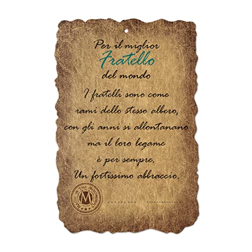 Biglietto FRATELLO PERGAMENA auguri | dimensioni