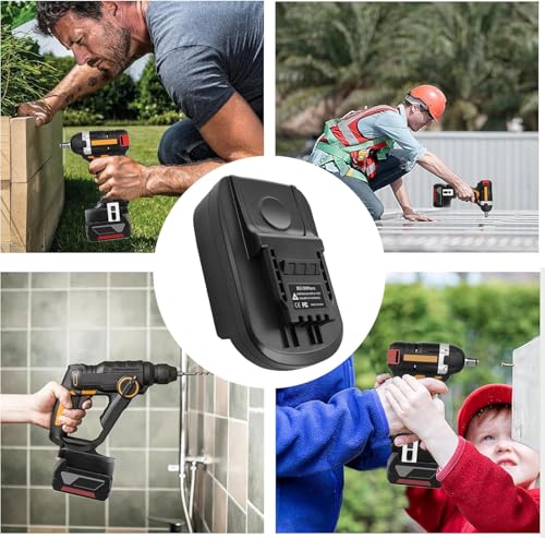 BS18WORX Adapter für Worx 20V Elektrowerkzeug, Konverter für Bosch Professional 18V System Akku auf für Worx 4Pin Elektrowerkzeuge