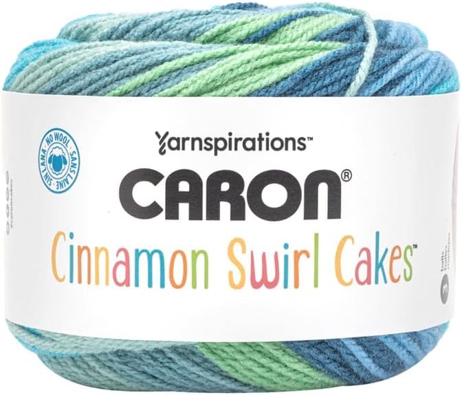 CARON Cinnamon Swirl Cakes Colour is Bay