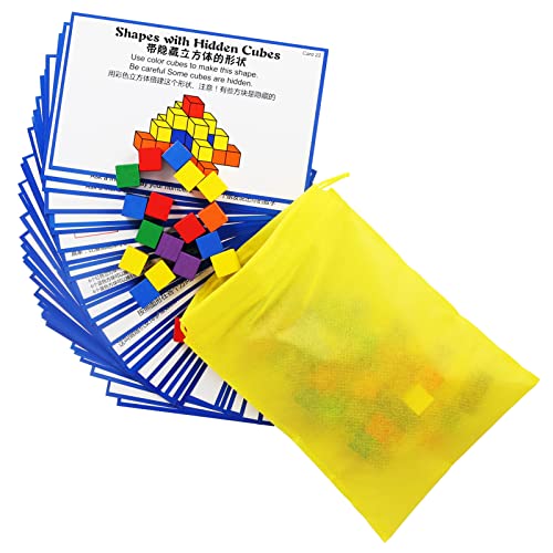 Cubi Colorati cubi in Centimetri Educativi dai Colori Vivaci Facile da riporre per insegnare a contare