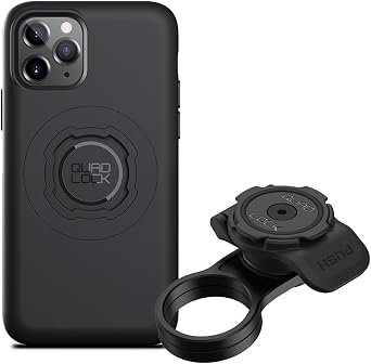 QUADLOCK Stem Cap Bike Mount Kit with MAG Phone Case for iPhone 11 Pro