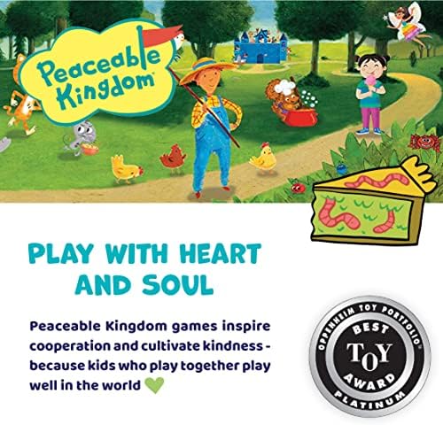 Peaceable Kingdom Feed The Woozle Cooperative Game for 2 to 5 Kids Ages 3+ - Learn Social Skills While Completing Physical Challenges 8