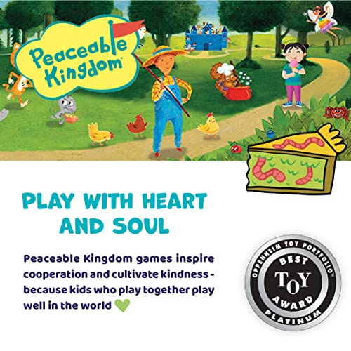 Peaceable Kingdom Feed The Woozle Cooperative Game For 2 To 5 Kids Ages 3+ - Learn Social Skills While Completing Physical Challenges #TOP7