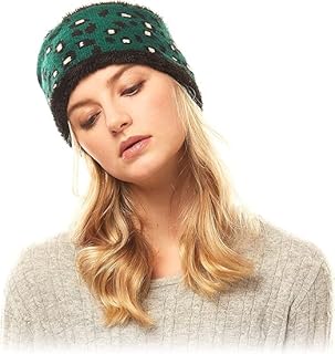 capichino Wide Headbands for Women, Boho Bandeau Head Bands, Workout Head Wraps, Stretch No Slip Hair Wraps (Green)-picture-23