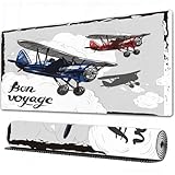 【GRANDE TAILLE PARFAITE】: 400 x 900 x 3 mm La taille de s'adaptera parfaitement à votre bureau et offrira un espace de mouvement parfait. S'applique à tous les types de claviers et de souris, offrant beaucoup d'espace pour les jeux professionnels ou le travail de bureau.