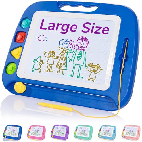 SGILE Large Magnetic Drawing Board for Kids, Toddlers Toys for