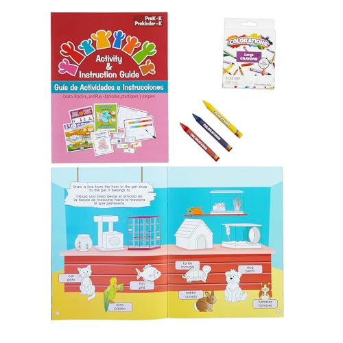 Image of Really Good Stuff Family Engagement Dual Language Reading Kit | Learn, Practice & Play, Pre-K /K