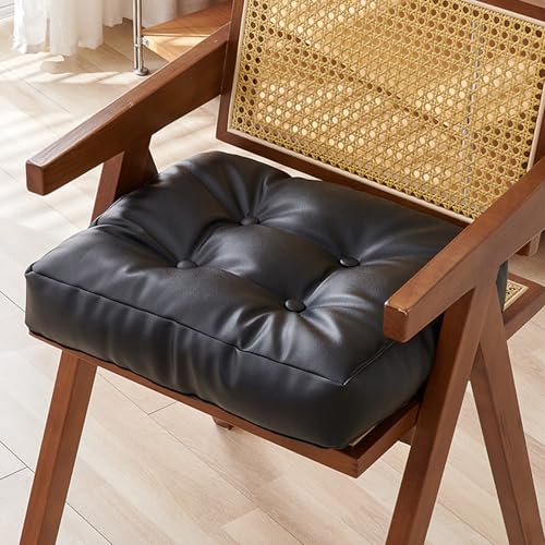OYTJKL Dual Sided Bench Cushion - Waterproof Faux Leather & Plush Velvet Reversible Seat Pad (16