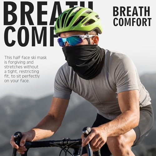 Image of Cuffbow 12 Pack Neck Gaiters Face Mask Balaclava for Men Women Cooling Neck Gaiter Summer UV Protection Scarf