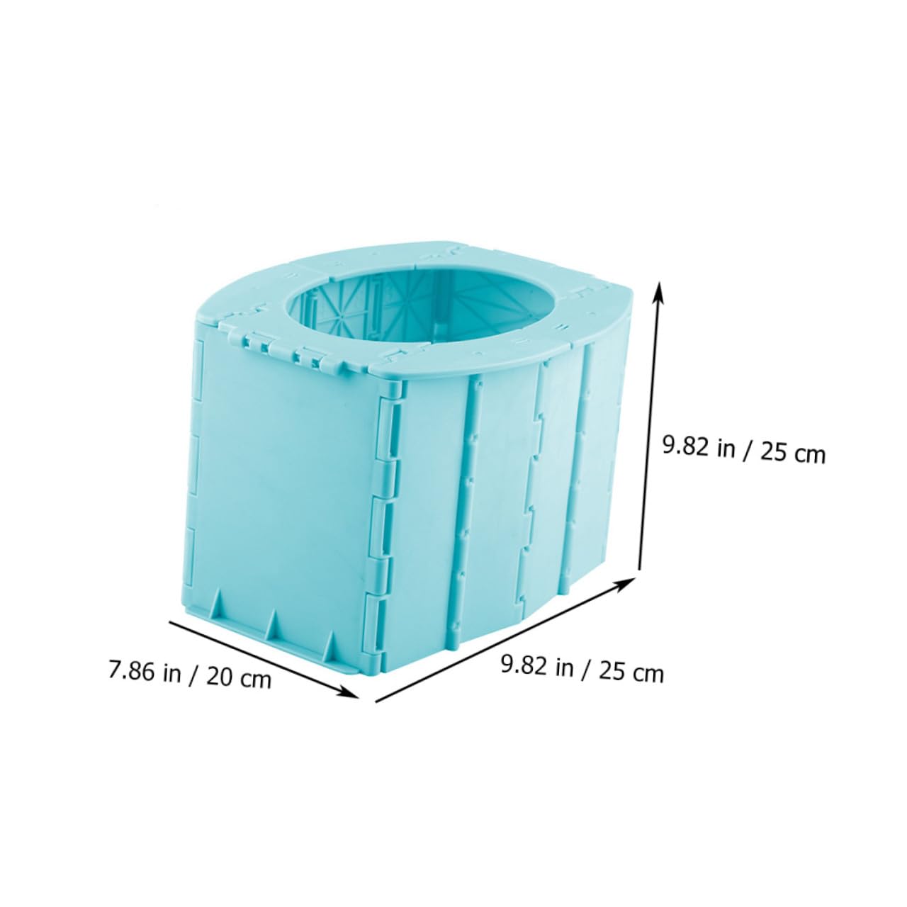 Foldable Toilet Portable Travel Potty Trainer for Boys and PP Material High Load Capacity Compact and Lightweight for Car and Outdoor Use Promotes Independent Toilet Habits