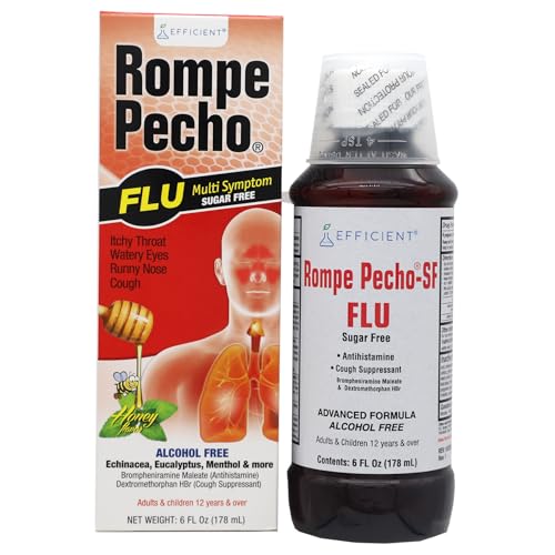 Rompe Pecho SF-FLU (Sugar-Free FLU) 6oz - Cold and FLU Syrup