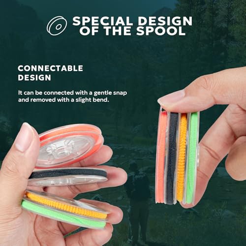 SF 3-4-5-6X Clear Nylon Tippet with Stand for Fly Fishing Trout