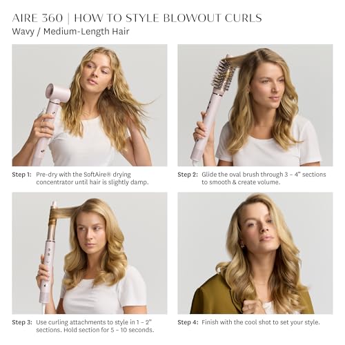 T3 Aire 360 Multi-Styler 4-in-1 Air Styler with Carrying Case — view 11