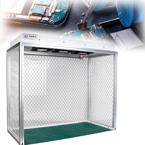 Laminar Flow Schrank – Tragbarer, staubfreier, sauberer Banktisch für Telefonreparatur, Werkstatt und Labor, 110 V-220 V