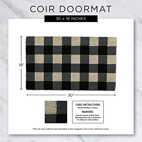 Dii Natural Coir Doormat, Decorative Hello Mat, 17X29, Hola! #TOP6