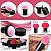 AKOAK 3 Pcs Foundation Sponge Powder Puff Mushroom Head Dry and Wet Makeup Sea Surface Makeup Puff Beauty Makeup Brush Sponge Band Concealer BB Cream Foundation Makeup Tool (Random Color)