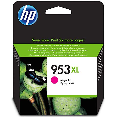 HP 953XL (F6U17AE) Original Druckerpatrone Magenta mit hoher Reichweite für HP OfficeJet Pro 77xx, 82xx, 87xx