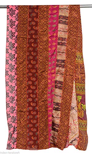 Rajbhoomi Women Silk Sari Handmade Wrap Scarf Scarves Lot Of 3 Pieces4